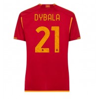 Maglie da calcio AS Roma Paulo Dybala #21 Prima Maglia Femminile 2023-24 Manica Corta